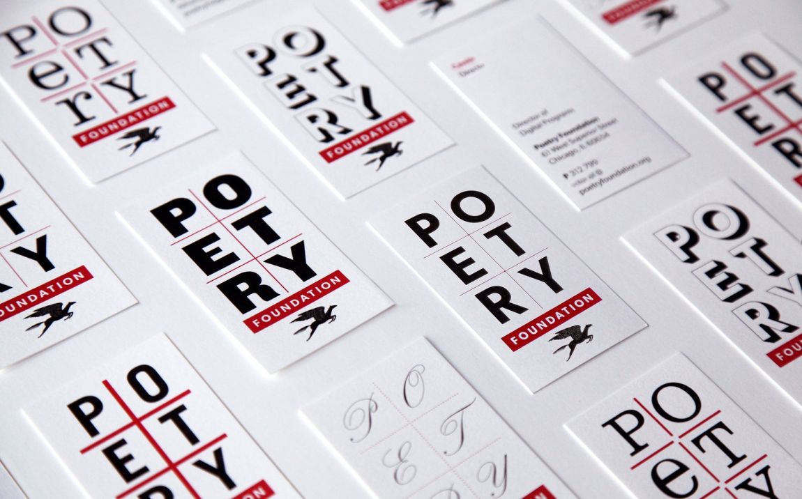 美國詩歌基金會vi視覺形象設計,千變萬化