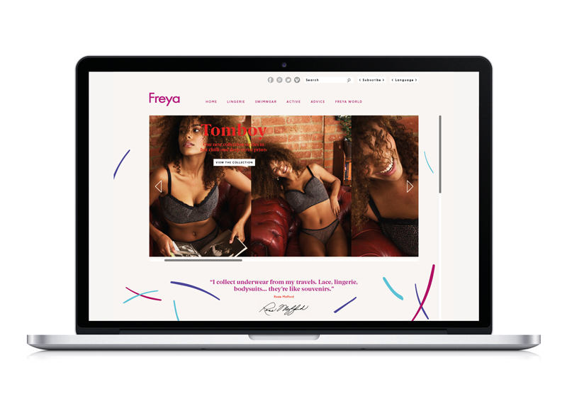 Wacoal女性內衣品牌vi設計，logo設計