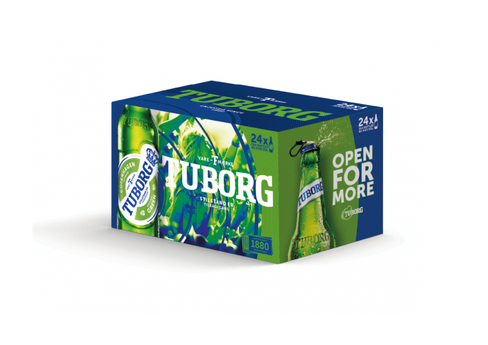 丹麥啤酒Tuborg品牌設(shè)計(jì)，展現(xiàn)年輕與活力
